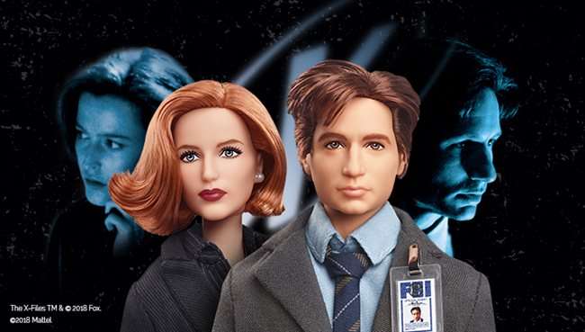 Barbie The X-Files Agent Fox Mulder and Agent Dana Scully Collector Dolls