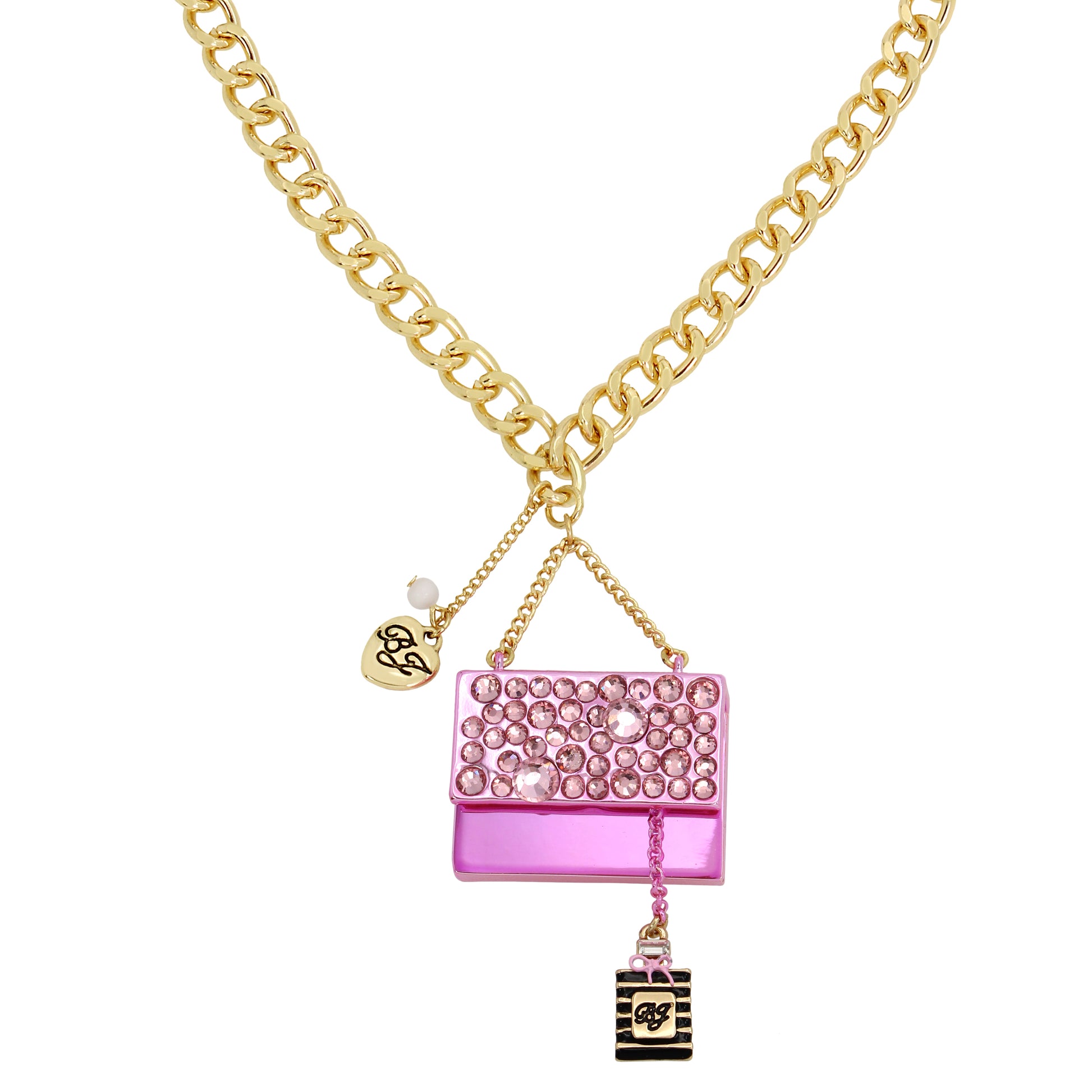 Betsey Johnson Going All Out Purse Pendant Necklace