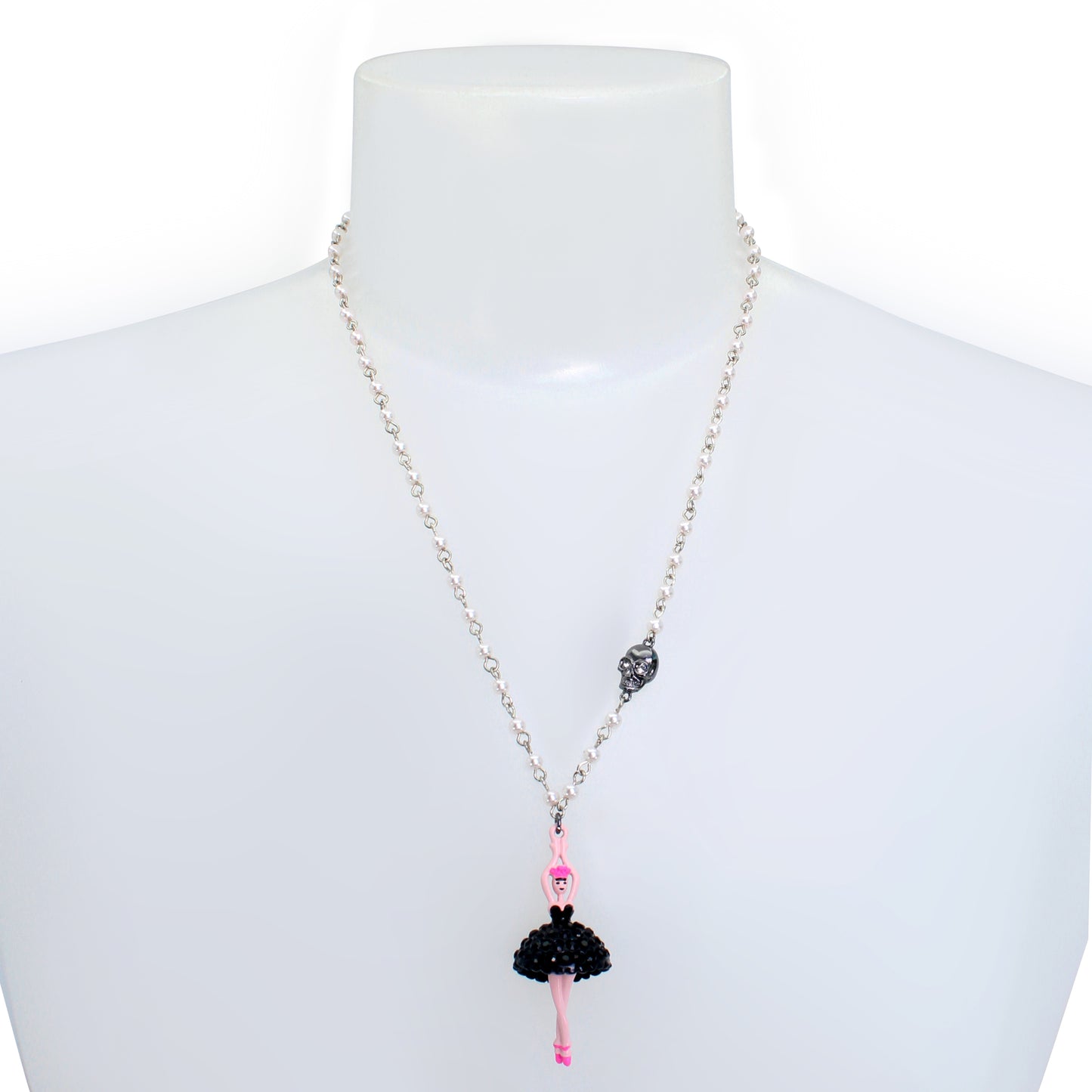 Betsey Johnson Fly By Night Ballerina Pendant Necklace