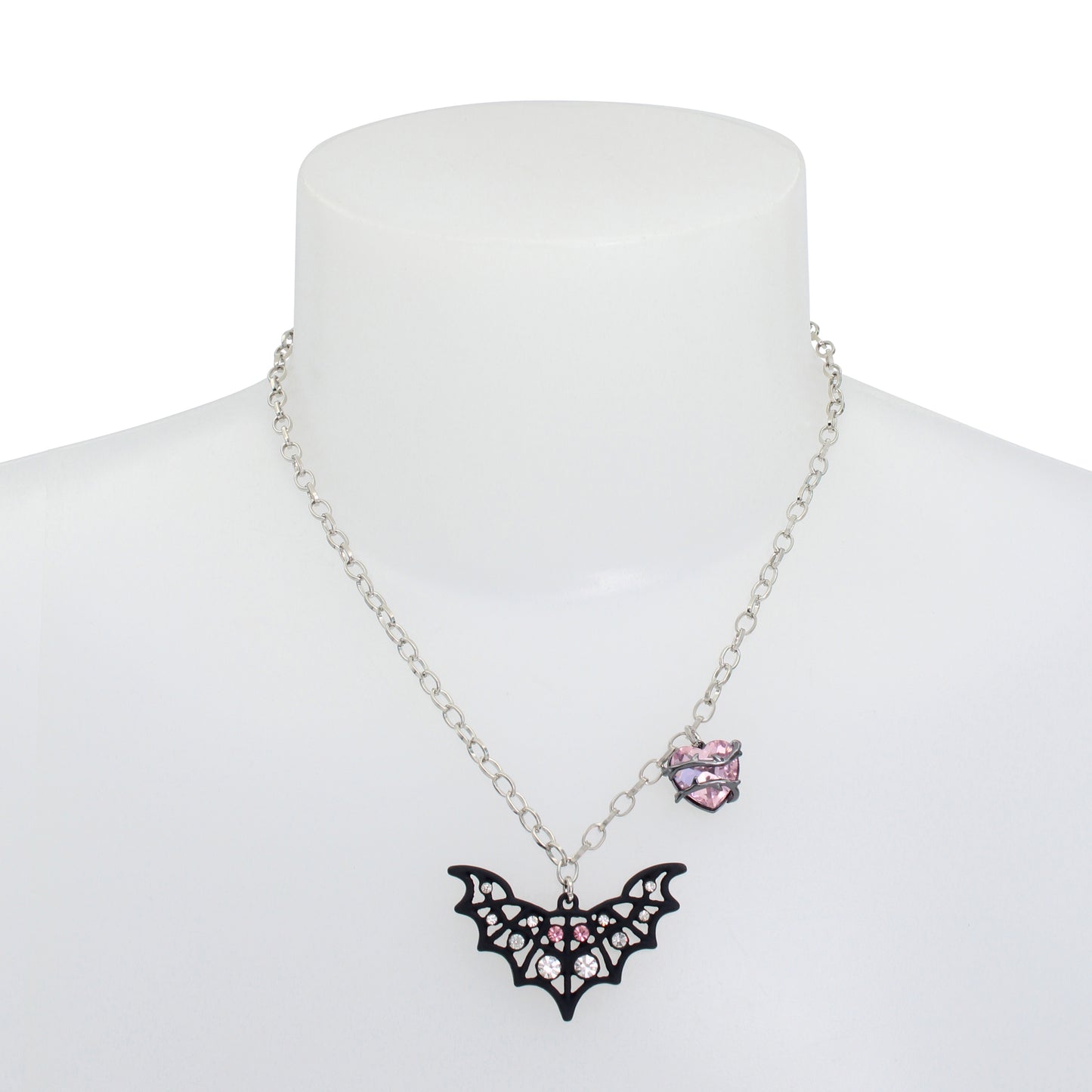 Betsey Johnson Fly By Night Bat Pendant Necklace