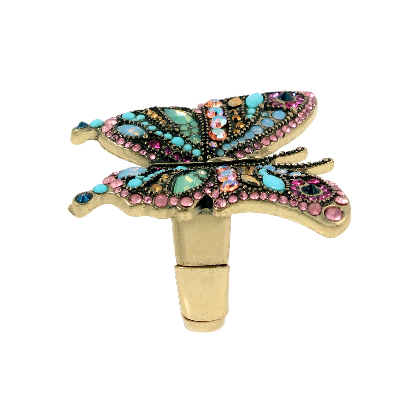 Betsey Johnson Boho Butterfly Cocktail Stretch Ring