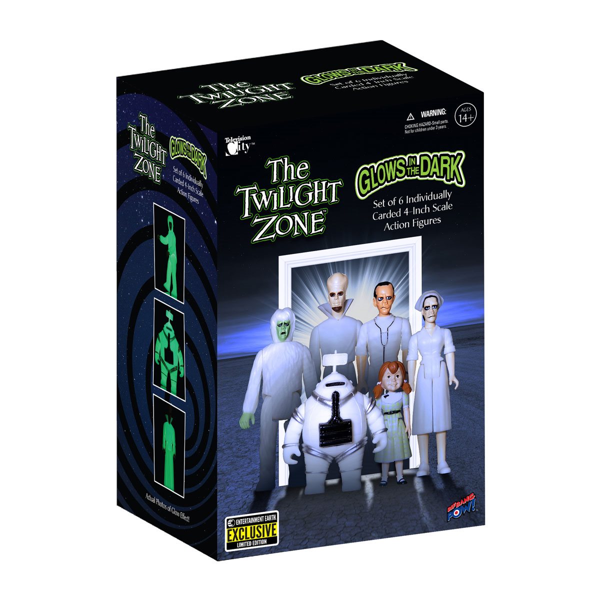 The Twilight Zone Action Figure Glow in the Dark Set