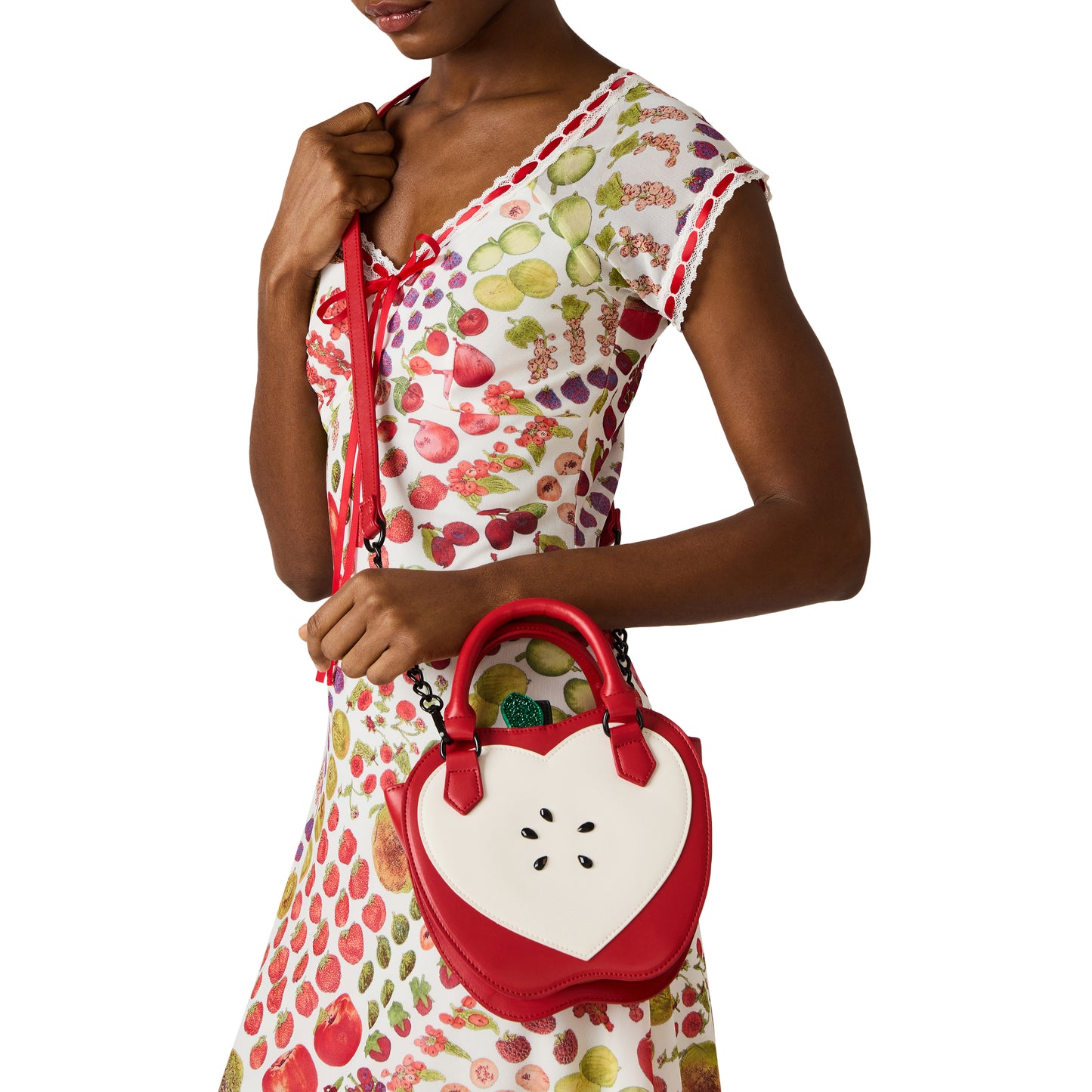 Betsey Johnson Kitsch Apple Of My Eye Crossbody Bag