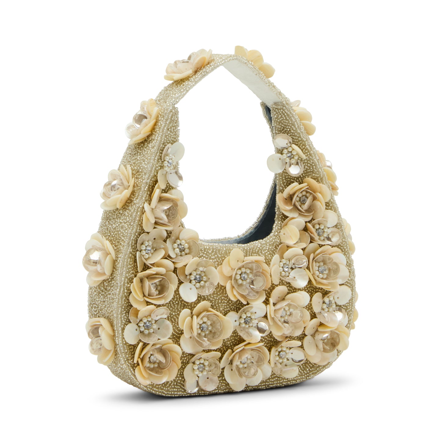 Betsey Johnson Beaded Small Hobo Bag