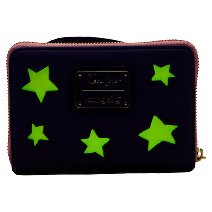 Loungefly Laika Coraline Stars Cosplay Glow Zip Around Wallet