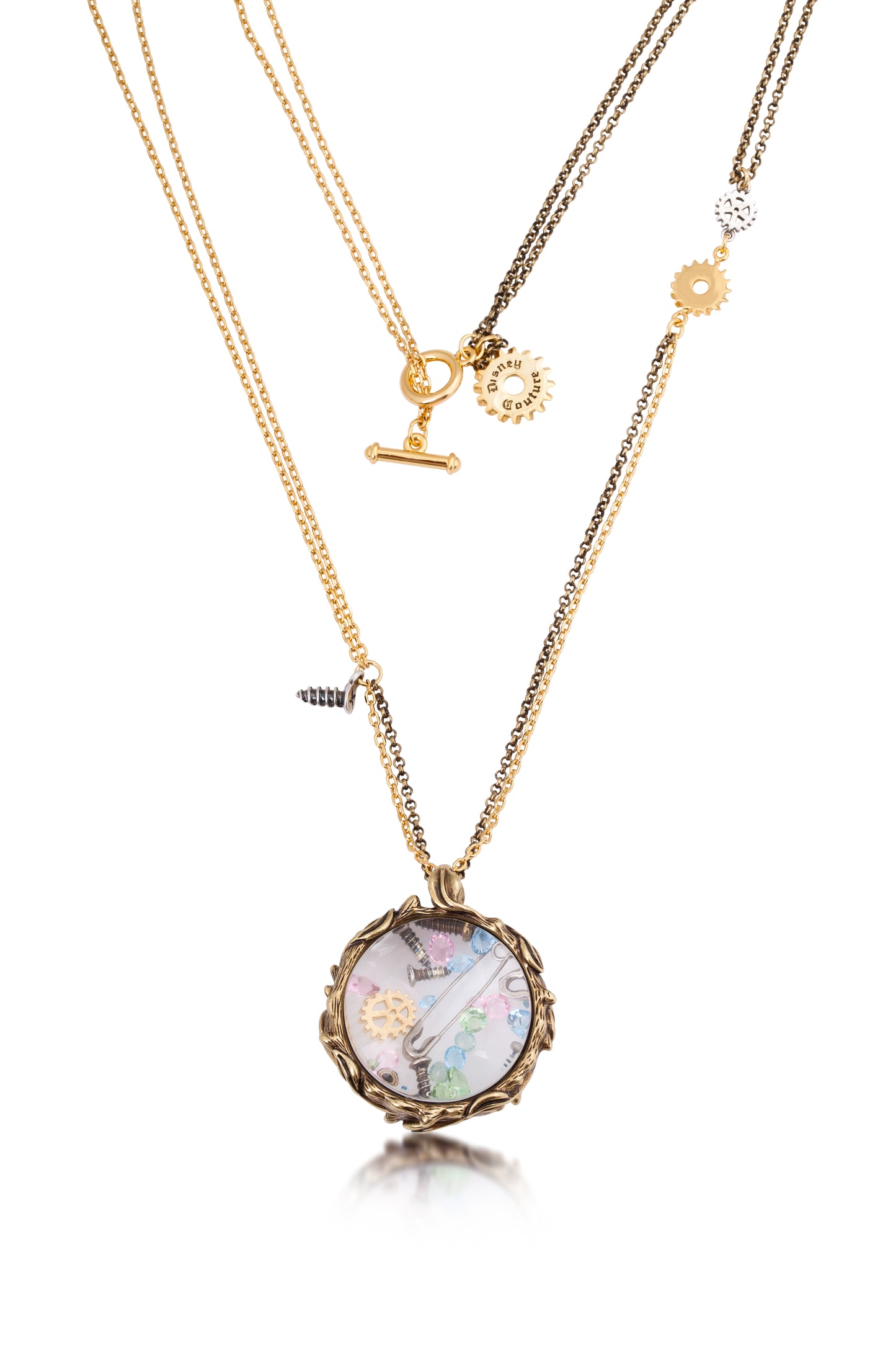 Tinker Bell Pixie Hollow Lost Things Glass Case Necklace