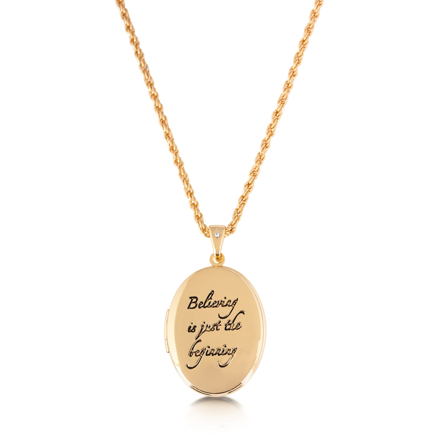 Disney by Couture Kingdom Believing is just the beginning Locket