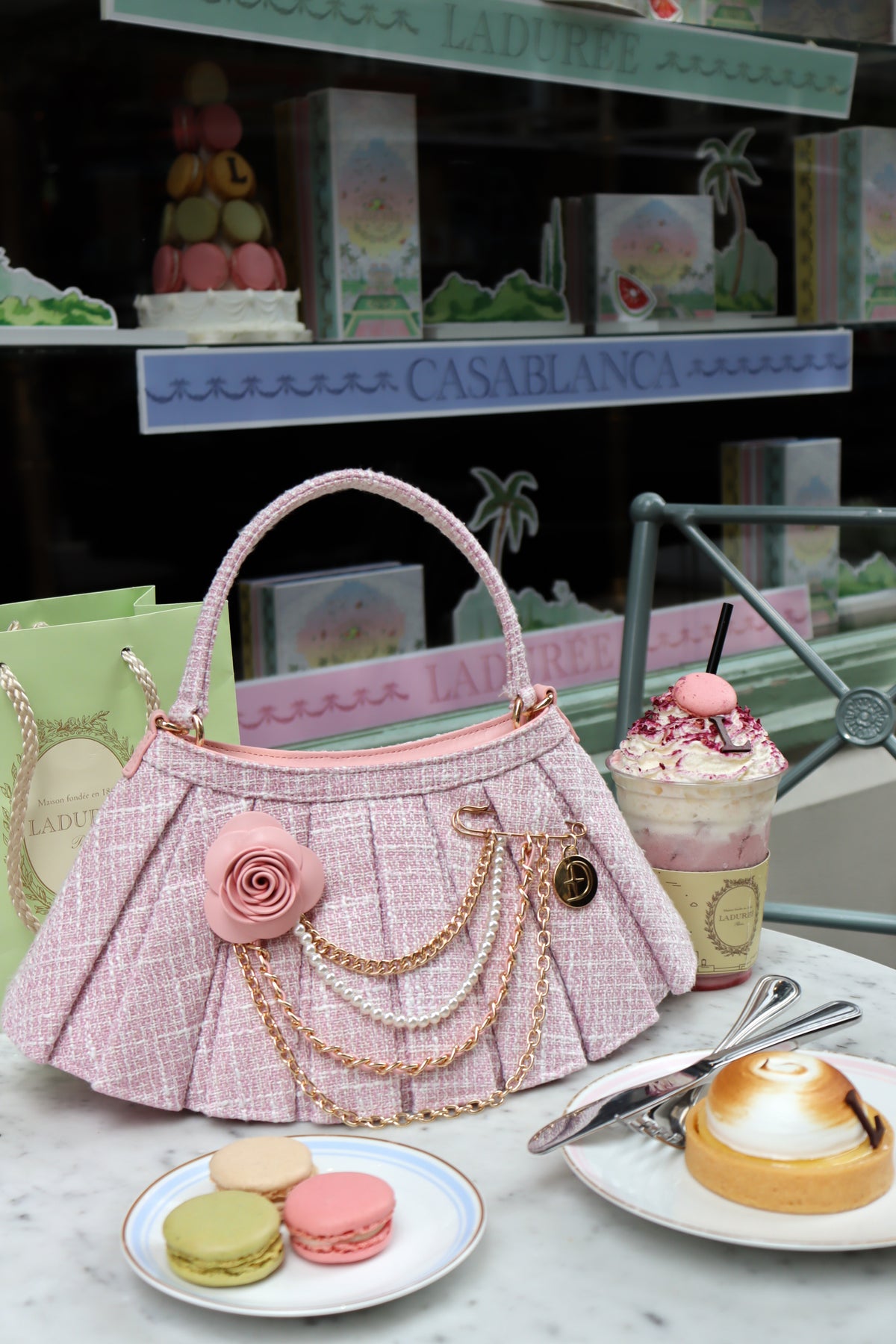 DiFerdinando Spotted on 5th Crossbody Princess Pink