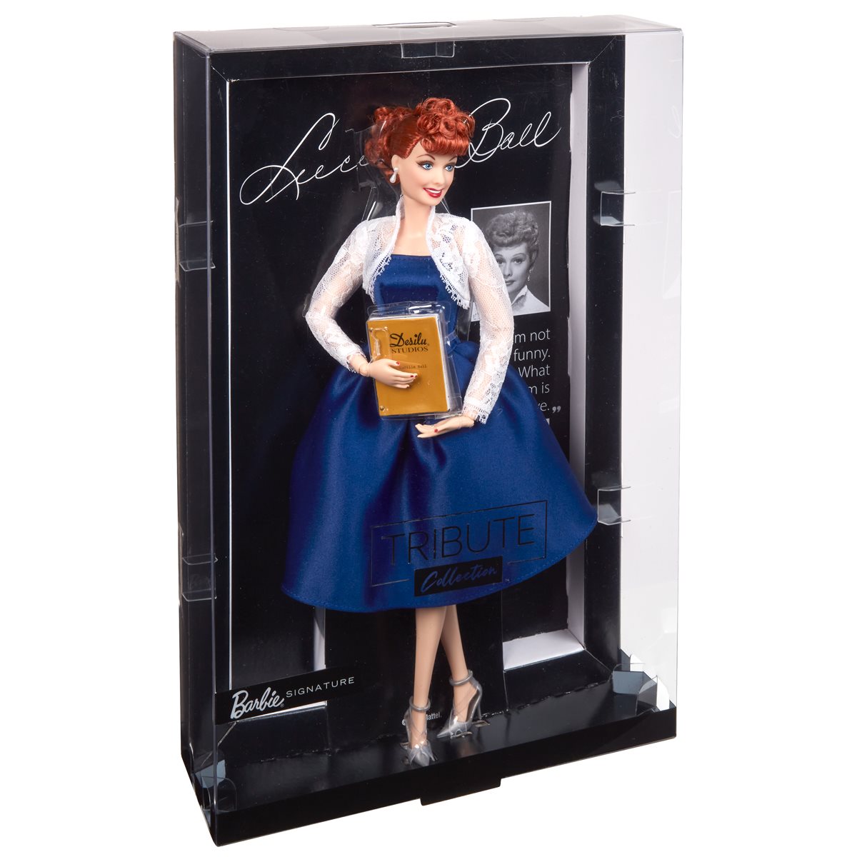 Barbie Tribute Collection Lucille Ball Collector Doll Side of Box