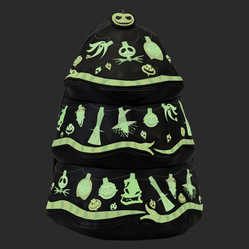 Loungefly The Nightmare Before Christmas Tree String Lights Glow Mini Backpack