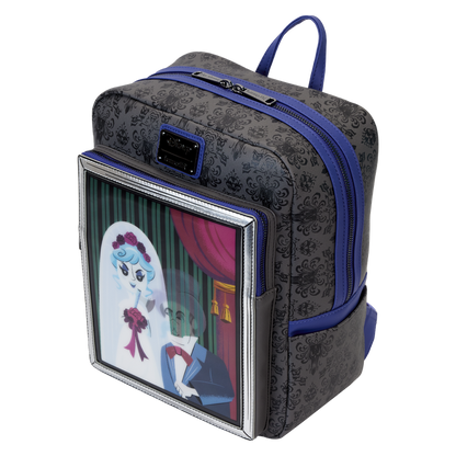 Loungefly Haunted Mansion The Black Widow Bride Portrait Lenticular Mini Backpack