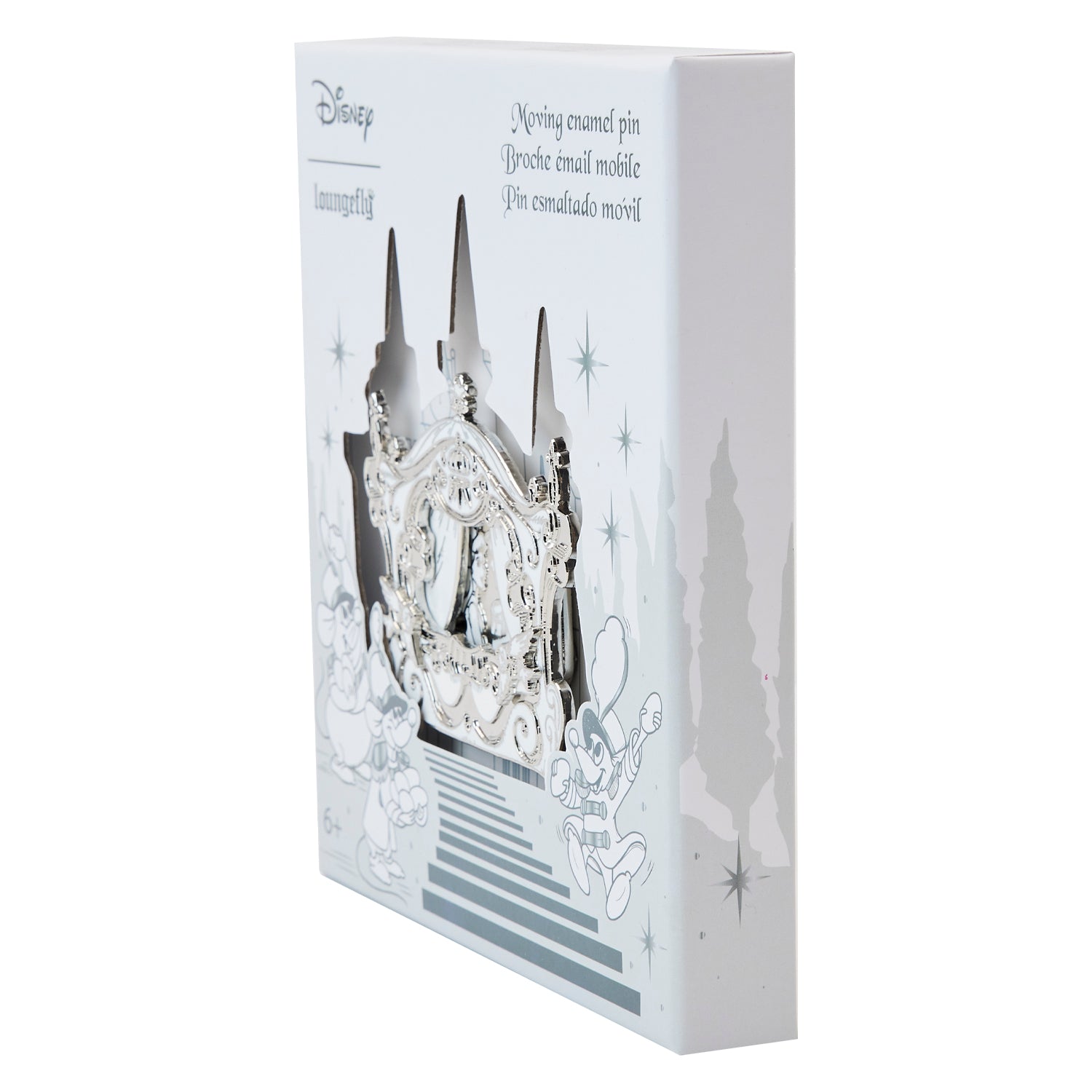 Loungefly Disney Cinderella Happily Ever After 3" Collector Box Sliding Pin Set