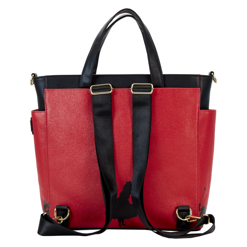 Loungefly Disney Alice In Wonderland Villains Convertible Backpack & Tote Bag