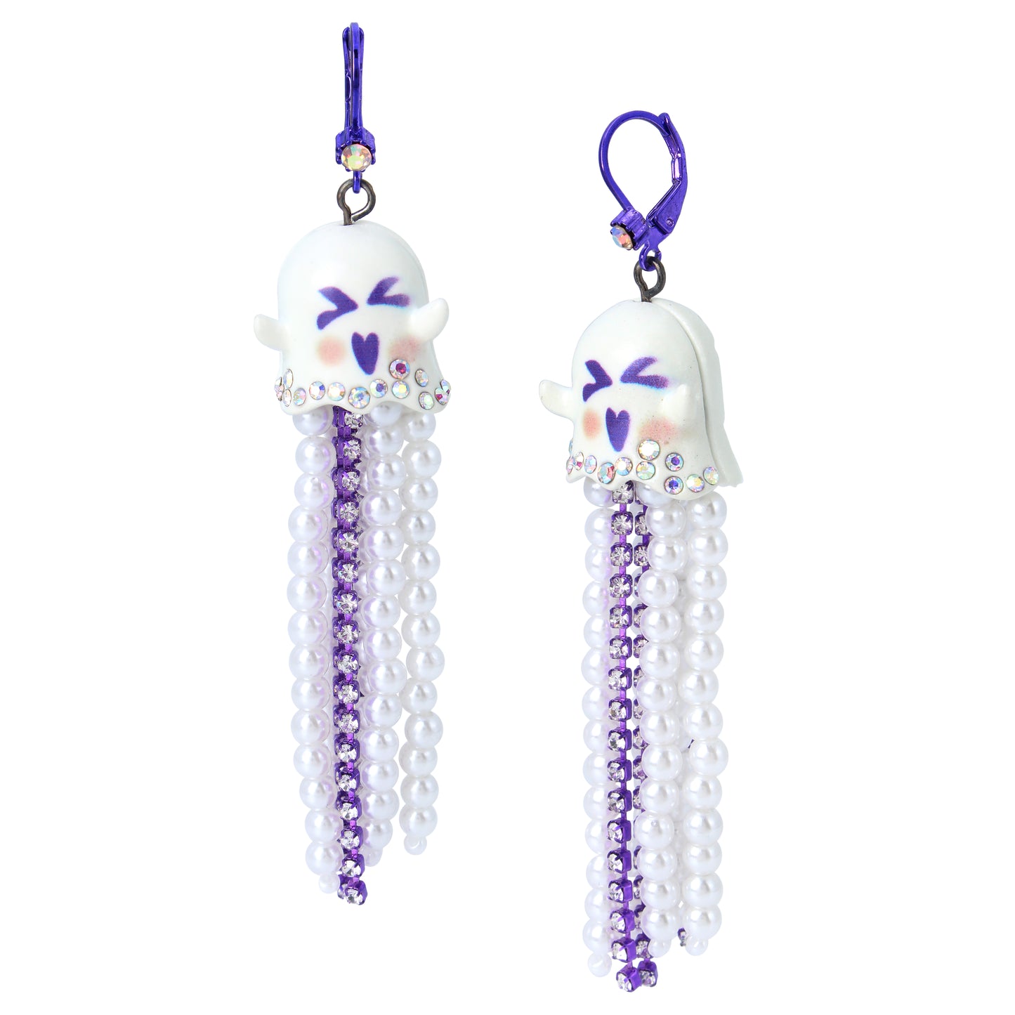 Punk N Spice Ghost Fringe Earrings