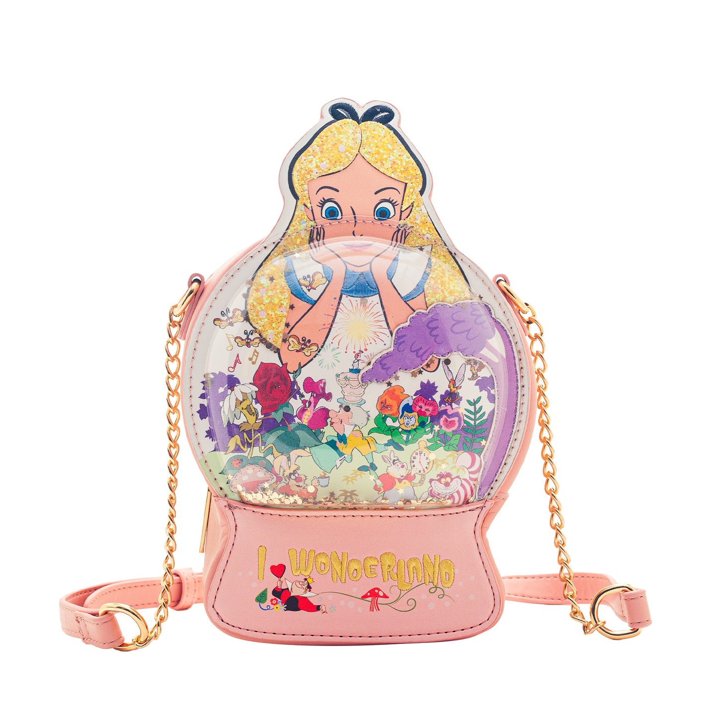 Alice in Wonderland Snow Globe Crossbody