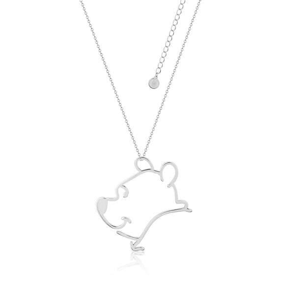 Winnie the Pooh Outline Necklace
