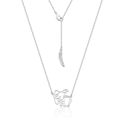 Disney by Couture Kingdom Dumbo Outline Necklace