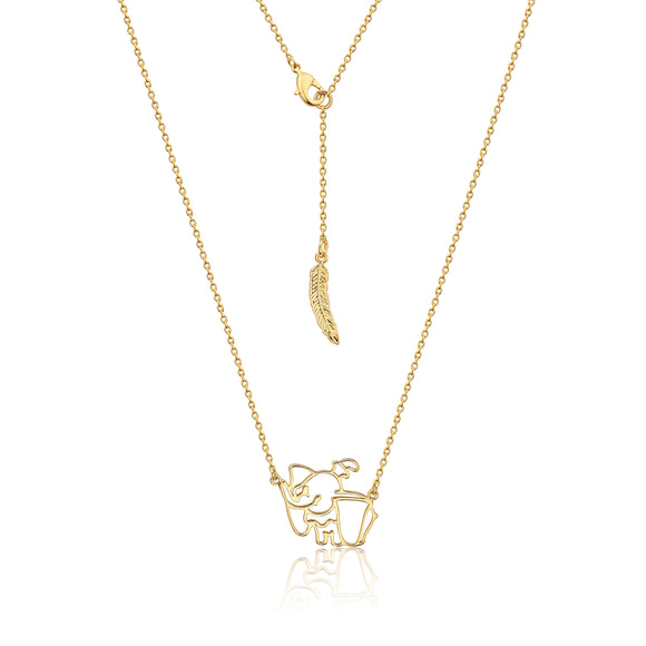 Dumbo Outline NecklaceDisney by Couture Kingdom Dumbo Outline Necklace
