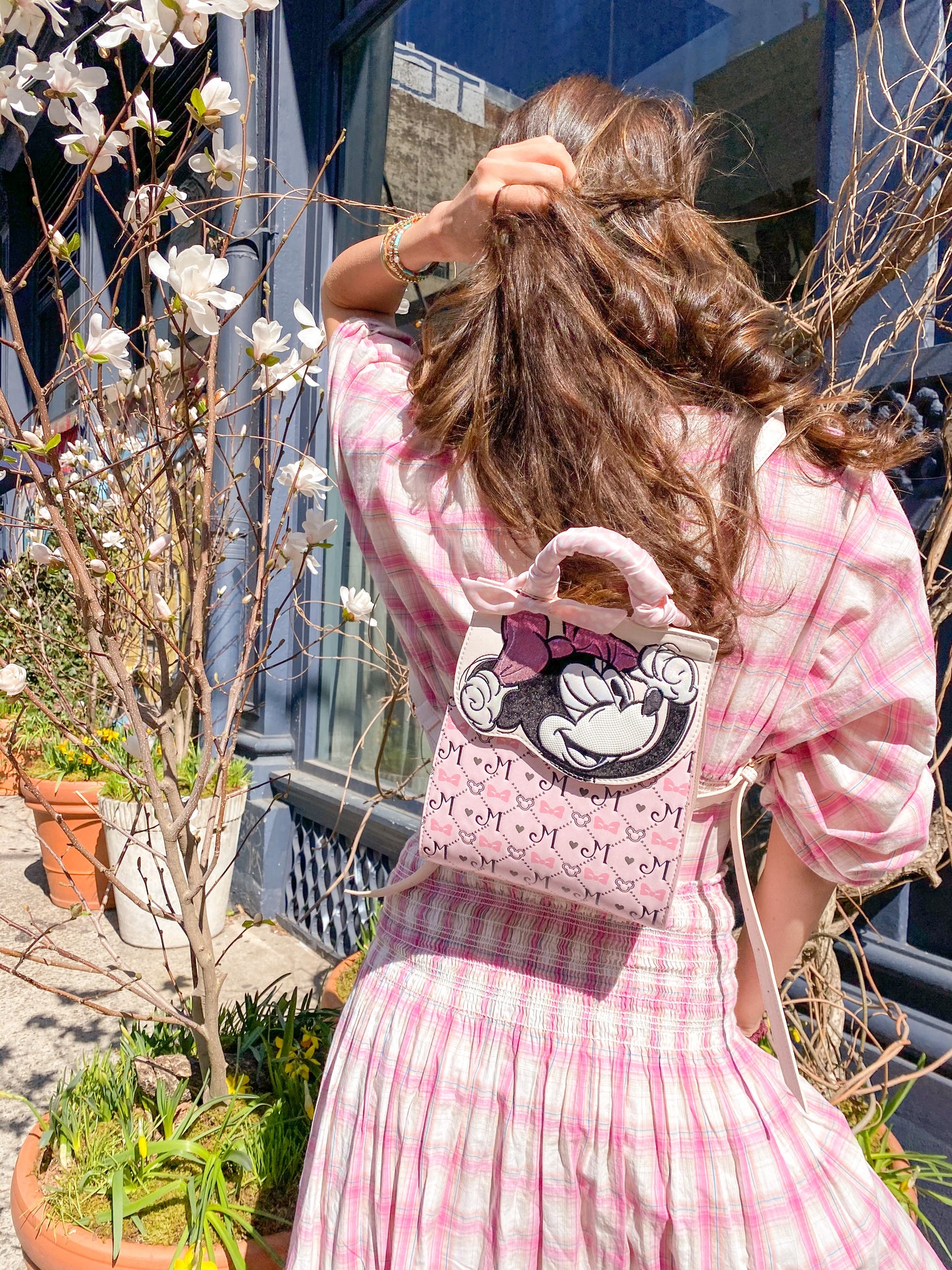 Danielle Nicole Minnie Mouse Monogram Mini Backpack