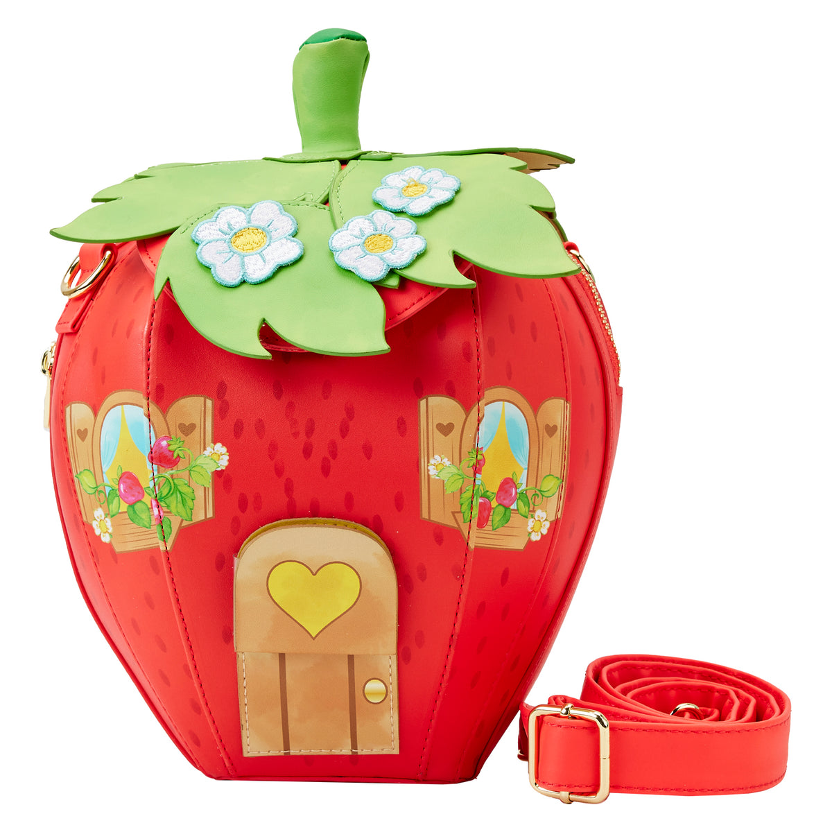 Loungefly Strawberry Shortcake Strawberry House Crossbody Bag Twin Treats