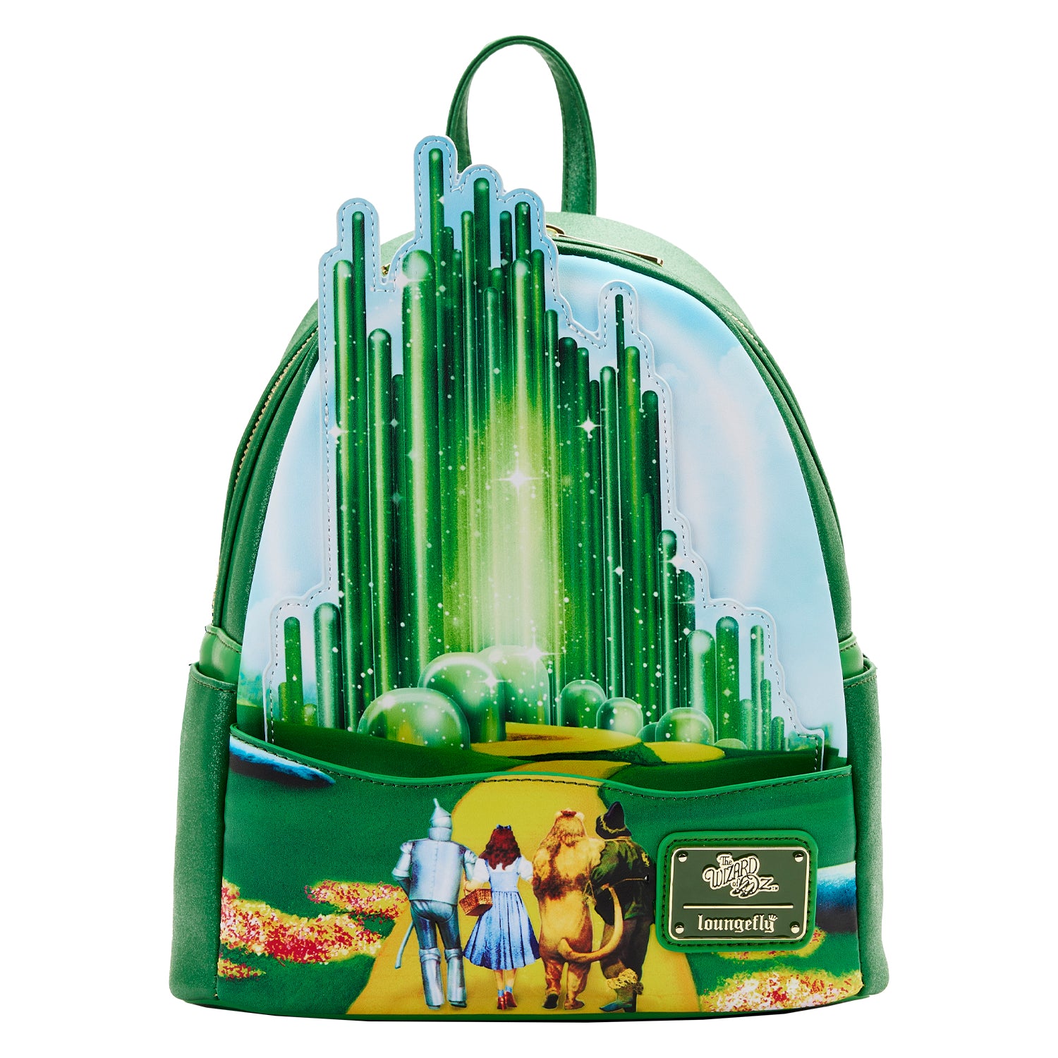 city mini backpack Loungefly The Wizard of Oz Emerald City Mini Backpack – Twin Treats