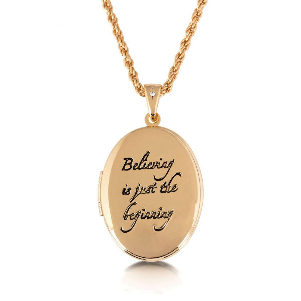 Disney by Couture Kingdom Believing is just the beginning Locket