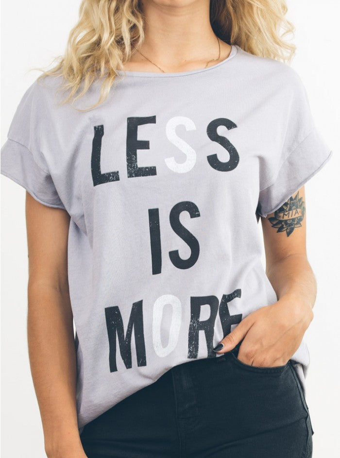 Junk Food Womens Less is More T-Shirt