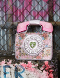 Betsey Johnson Kitsch Gimme A Ring Phone Crossbody Bag