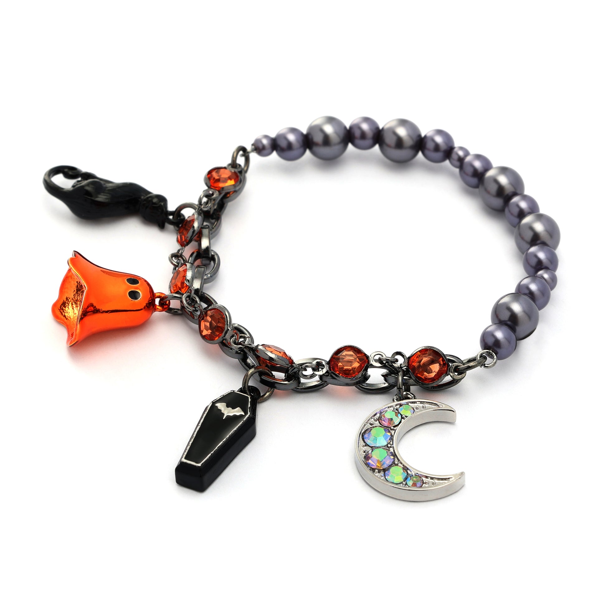 Betsey Johnson Halloween Mixed Charm Stretch Bracelet