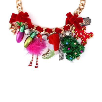 Santa Baby Statement Bib Necklace