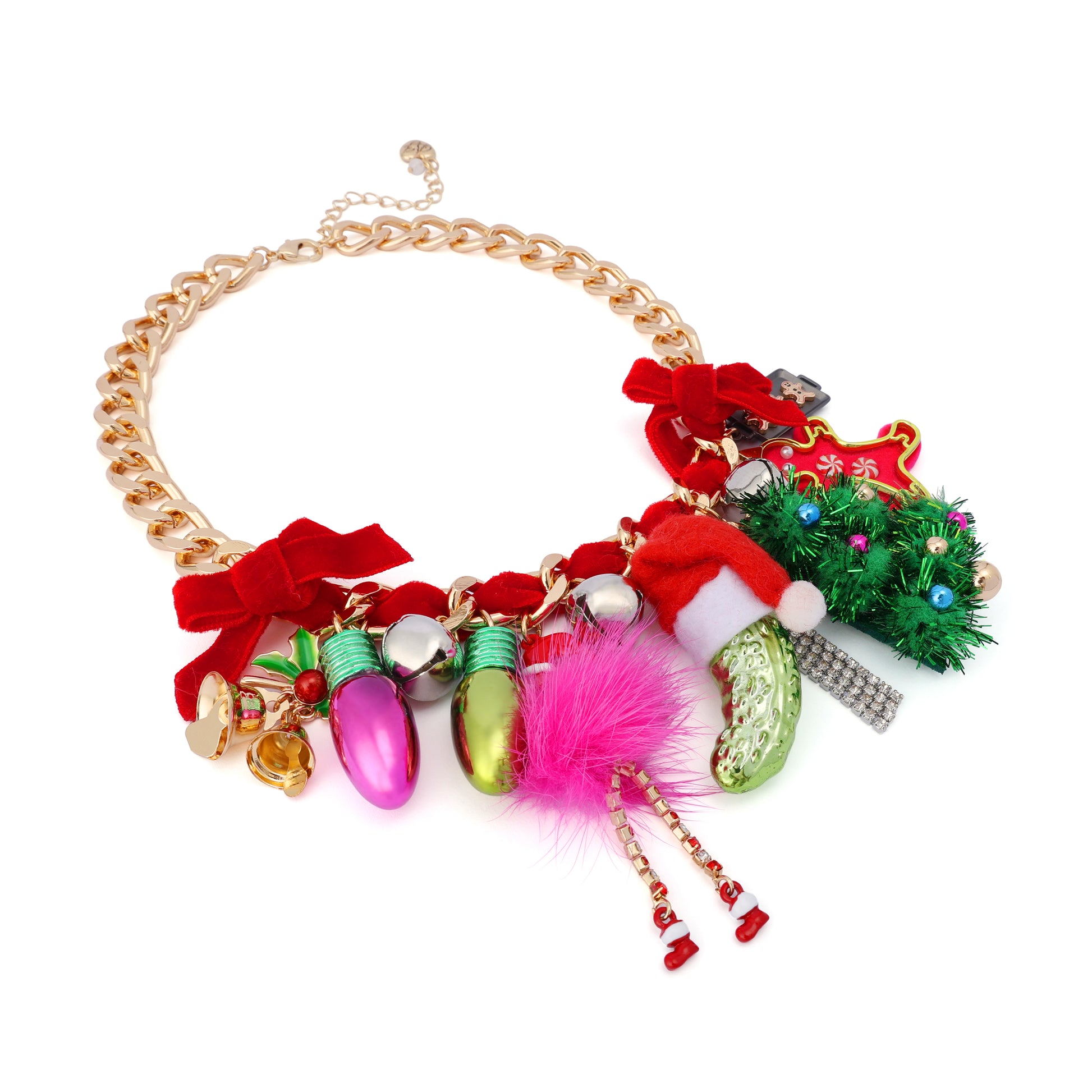Santa Baby Statement Bib Necklace