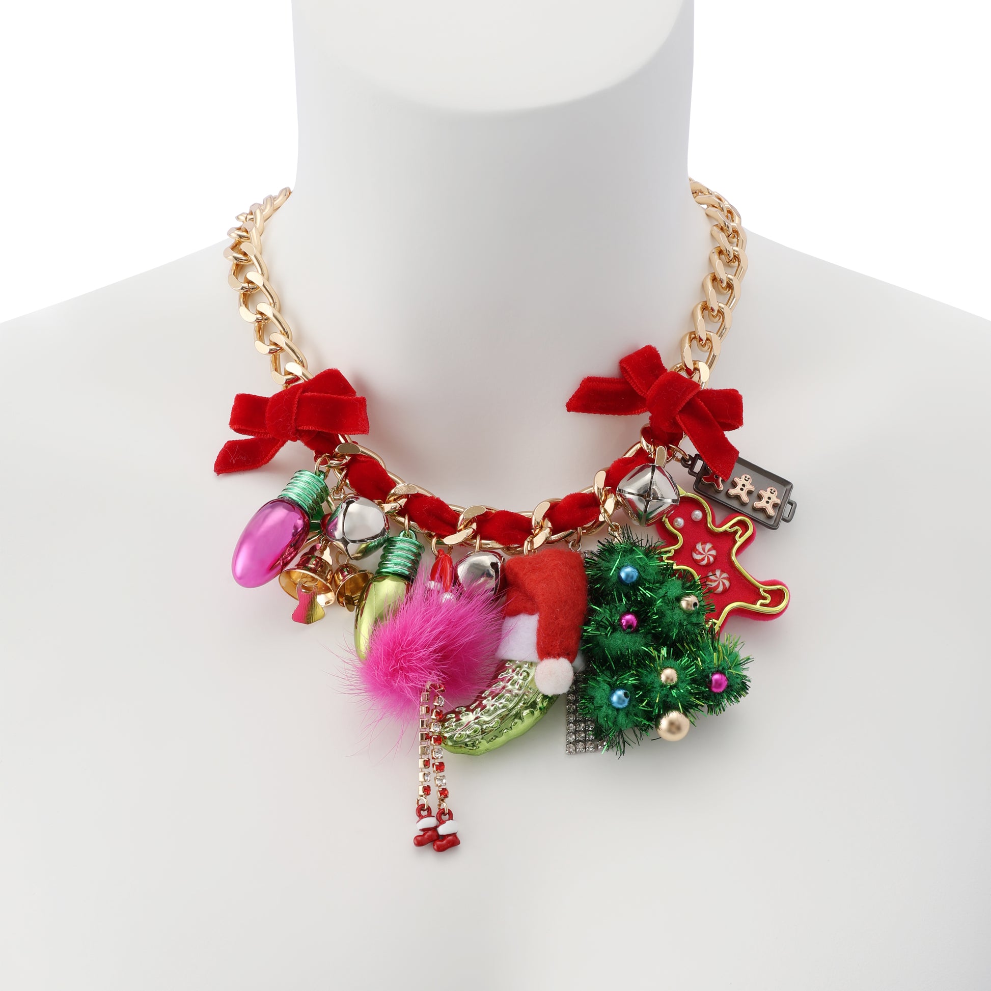 Santa Baby Statement Bib Necklace