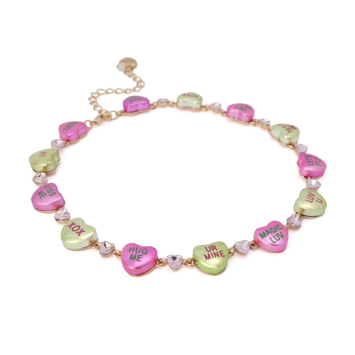 Betsey Johnson Sweetheart Collar Necklace