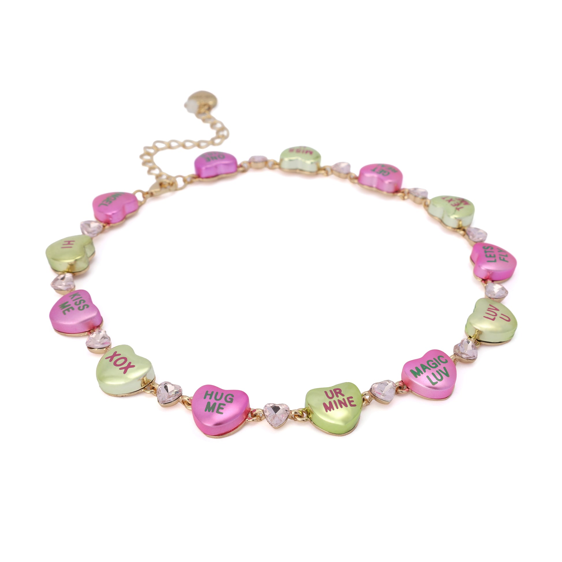 Betsey Johnson Sweetheart Collar Necklace