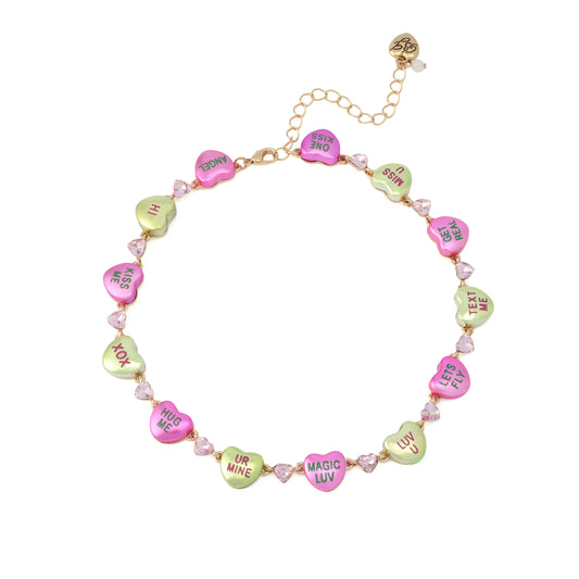 Betsey Johnson Sweetheart Collar Necklace