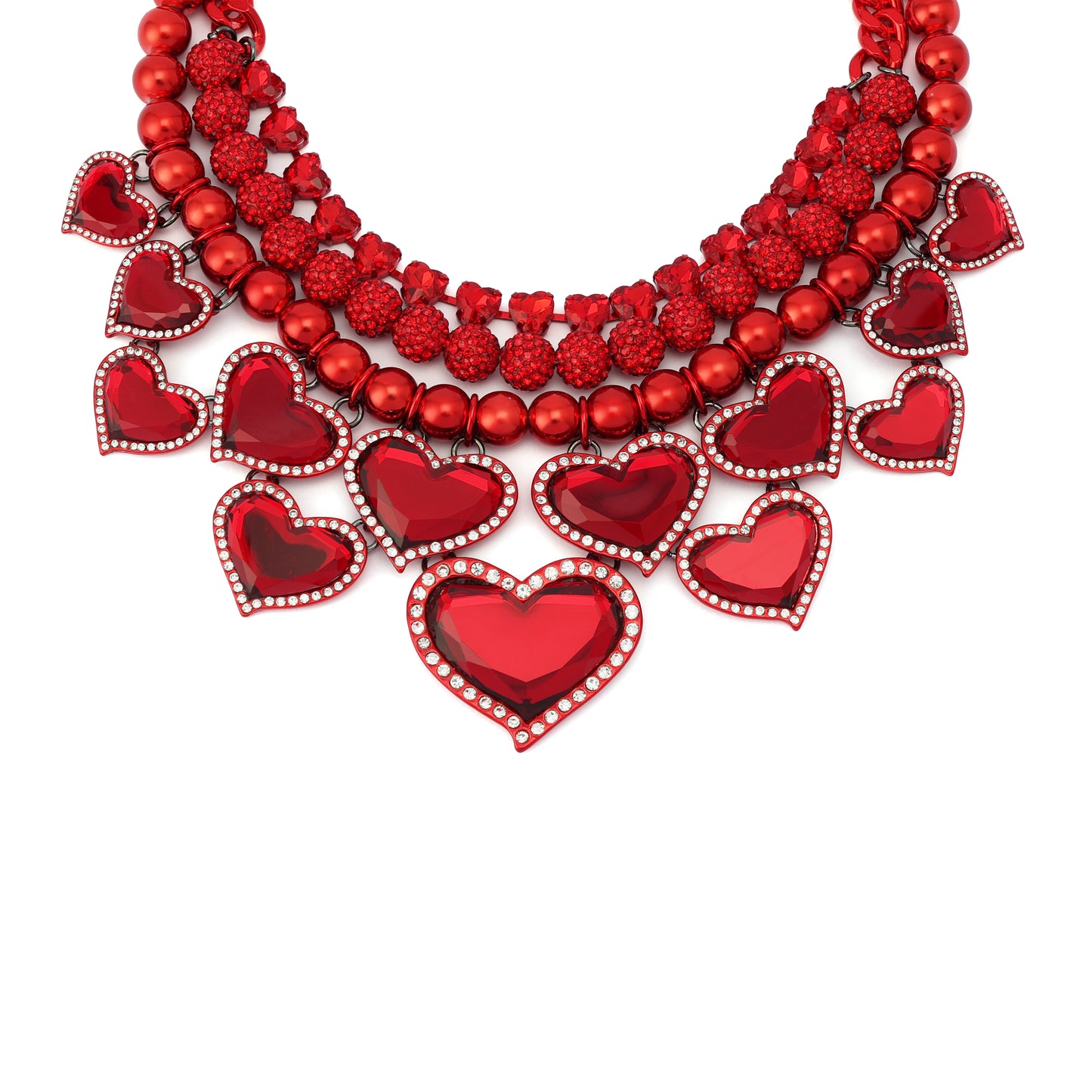 Betsey Johnson Love Spell Bib Necklace