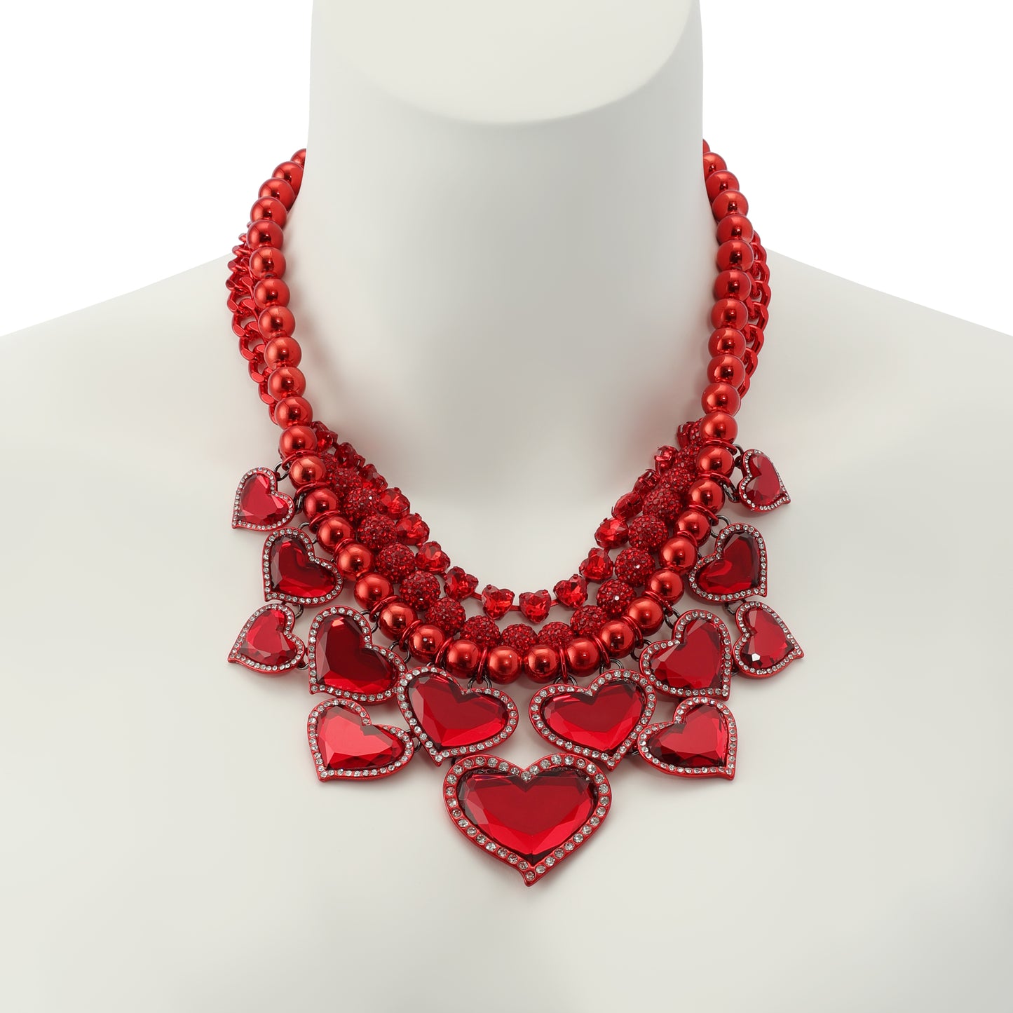 Betsey Johnson Love Spell Bib Necklace
