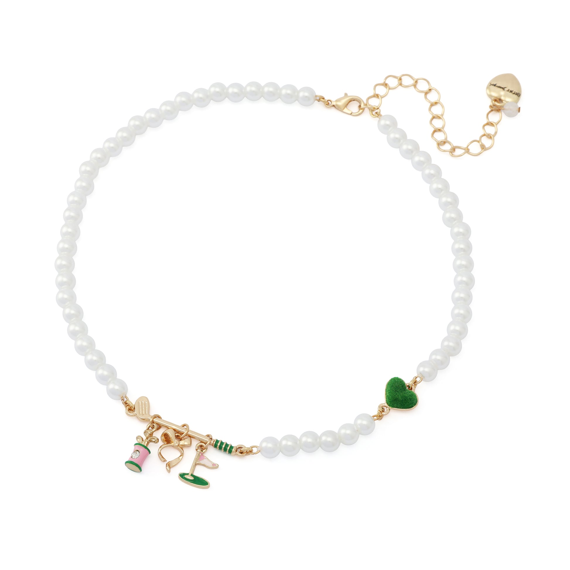 Betsey Johnson Golf Frontal Necklace