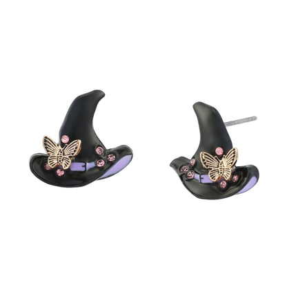 Betsey Johnson Halloween Witchy Stud Earrings