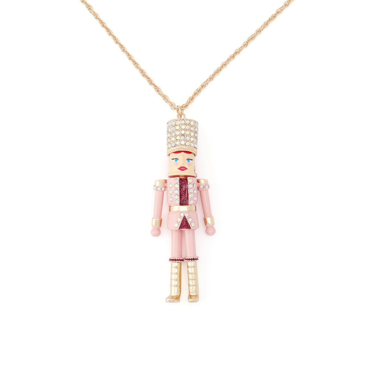 Betsey Johnson Nutcracker Pendant Necklace