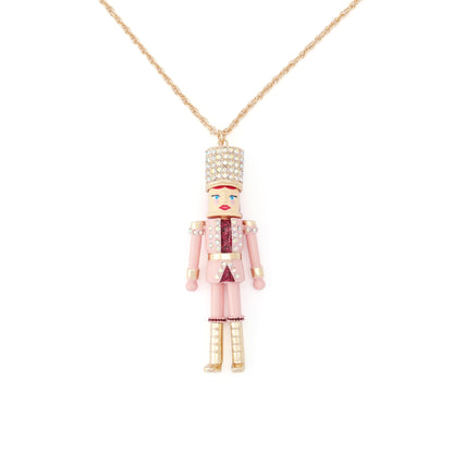 Betsey Johnson Nutcracker Pendant Necklace