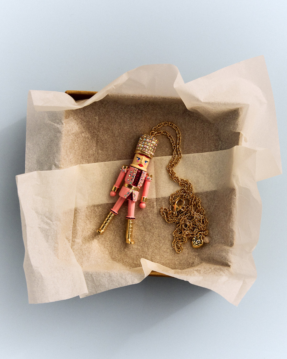 Betsey Johnson Nutcracker Pendant Necklace