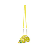 Betsey Johnson Kitsch Pucker Up Crossbody Yellow