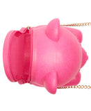 Betsey Johnson Kitsch Bear Necessity Crossbody Bag Pink