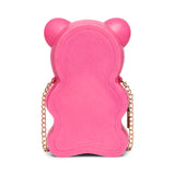 Betsey Johnson Kitsch Bear Necessity Crossbody Bag Pink