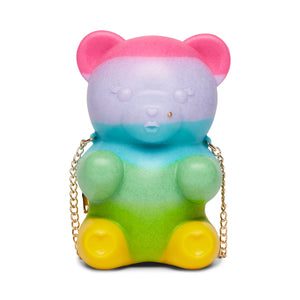 Betsey Johnson Kitsch Bear Necessity Crossbody Bag Rainbow