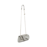 Betsey Johnson Angular Bow Convertible Bag Silver