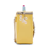 Betsey Johnson Kitsch Spin It Crossbody Bag Yellow