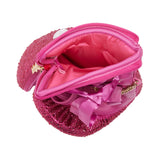 Betsey Johnson Kitsch Fight Like A Girl Crossbody Bag Pink