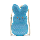 Betsey Johnson Kitsch Rhinestone Peeps Bunny Crossbody Bag